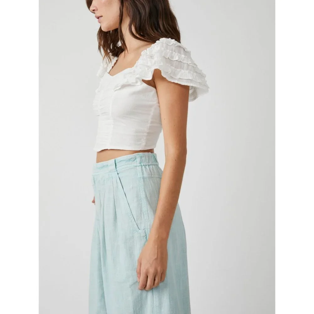🎉LAST CHANCE🎉 FREE PEOPLE Thank You Very Sweetly / White - Picture 3 of 6